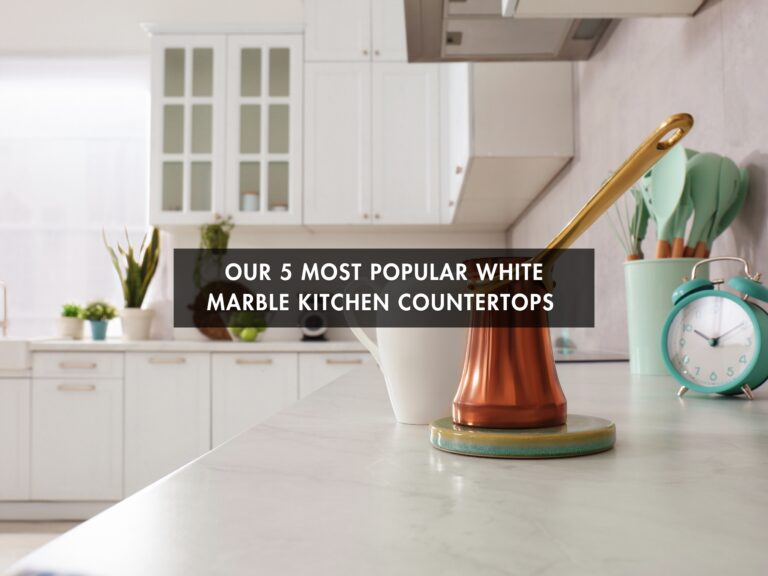 POPULAR WHITE MARBLE KITCHEN COUNTERTOPS