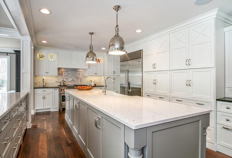 Viscon White Granite countertop adding elegance and style to a modern high-end interior in Frisco, TX.