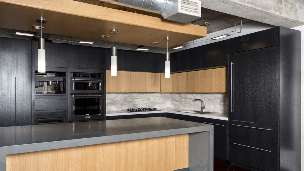 High-quality wooden cabinets in a modern Frisco kitchen