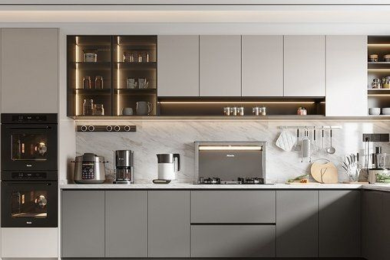 Premium kitchen cabinets in Frisco TX improving storage, workflow, and functionality with marble and quartz countertops